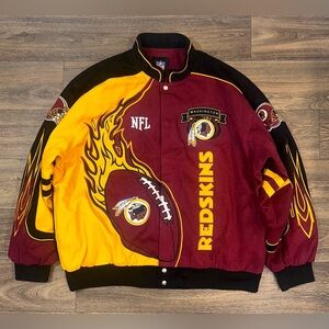 Vintage 90s Washington Redskins NFL Superbowl Mens Jackets Size 4XL